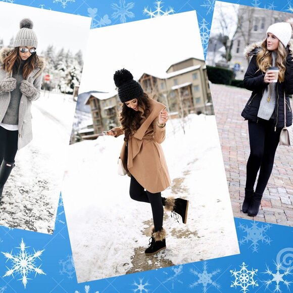 Very high elastic waist band fleece leggings - Picture 6 of 6